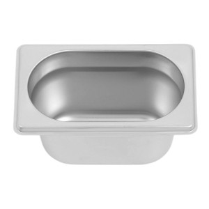 Bac Gastro GN 1/9 Inox - Diepte 100 mm - 1 L - Dynasteel