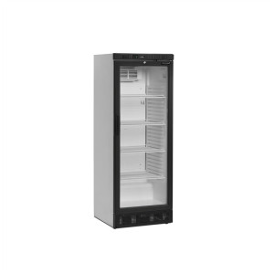 TEFCOLD Koelkastkast 1 Glazen Deur Wit - 260 L, LED-verlichting & Omkeerbare Deur