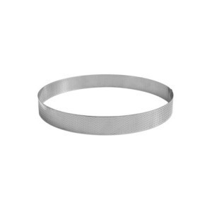 Perforeerde Taart Ring Inox - Ø 110 mm H 35 mm Gobel