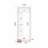 Panneau Chambre Froide TEFCOLD 1200x3000x2200 mm: Isolation Efficace &amp; Montage Facile