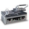 Professionele Dubbele Panini Grill - Combisteel Geribbeld