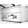 Frituurpan met inductie en aftapkraan - 2 x 8 L