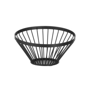 Fruitmand Schuin Zwart - 150 mm Diameter