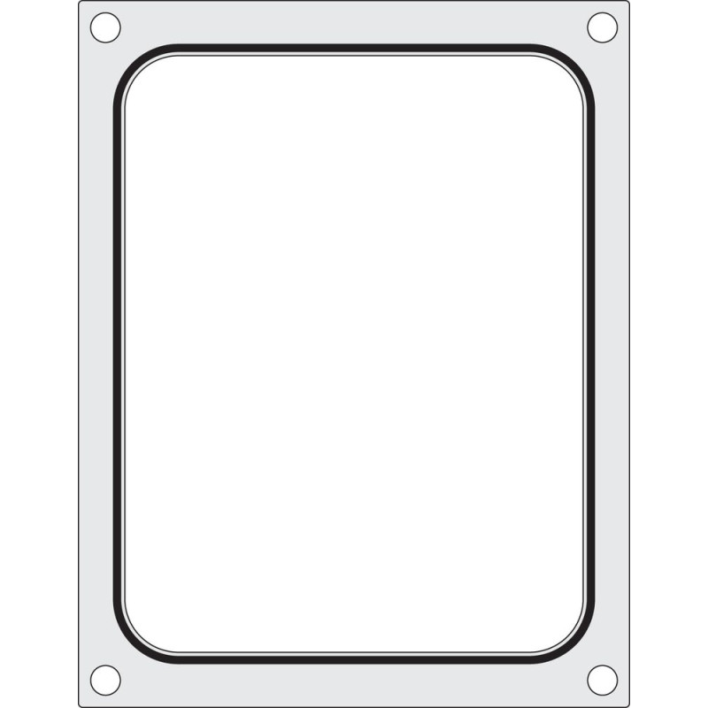 Dichtungsmatrix für manuelle Versiegelungsmaschine - 227 x 178 mm - Hendi