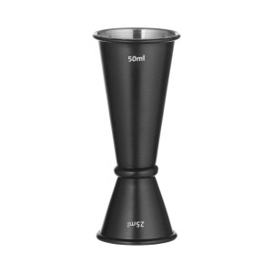 Dubbele doseerder met ring - Zwart - Hendi