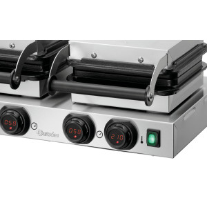 Professionele wafelijzer Bartscher met 2 kuipen - Snelle en knapperige bereiding