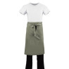 Server Apron Olive in Polycotton 1000 x 700 mm - Whites Chefs Clothing - Fourniresto