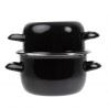 Geëmailleerde mosselpan 0,5 kg Ø 140 mm - Olympia - Fourniresto