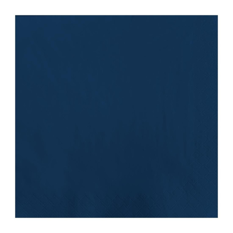 Blue 2-Ply Paper Table Napkin 300 x 300 mm - Pack of 1500 - FourniResto - Fourniresto