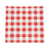 Vetvrij Vichy Rood Papier 250 x 250 mm - Set van 200 - FourniResto - Fourniresto