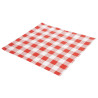 Vetvrij Vichy Rood Papier 250 x 250 mm - Set van 200 - FourniResto - Fourniresto