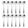 Ronde Inox Soeplepel - Set van 12 - Olympia - Fourniresto