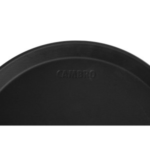 Ronde Antislip Glasvezel Serveerblad Camtread Zwart Ø 280mm - Cambro - Fourniresto