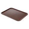 Gelamineerd glad Capri Mahonie 430mm - Cambro - Fourniresto