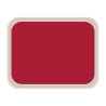 Standard-Serviertablett aus Polyester 470x360mm Rot - Roltex - Fourniresto