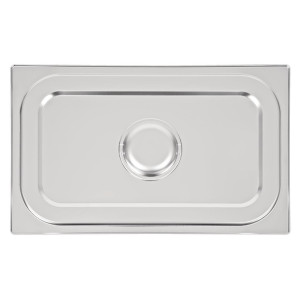 Deksel van roestvrij staal - GN 1/1 - Vogue - Fourniresto