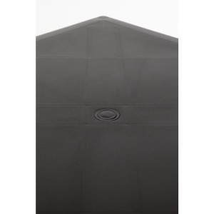 Vierkante tafel met zwarte aluminium poten 750mm - Bolero - Fourniresto