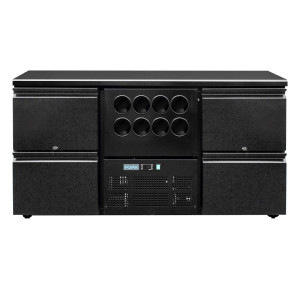 Achterbar Serie U 4 laden en wijnkoeler voor 8 flessen - 380L - Polar