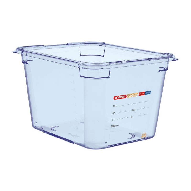 Blauwe luchtdichte container - GN 1/2 200 mm - Araven - Fourniresto