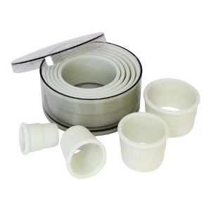 Doos met 9 ronde gladde uitsteekvormen - Schneider - Fourniresto