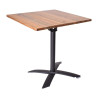 Bistro inklapbare tafel 70x70 cm - Modern en elegant design