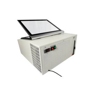 Ijsvitrine Wit - Statisch - 3 x 5 L - Klantzijde - CombiSteel