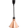 Conical bronze heat lamp - Combisteel: power 250W.