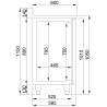 Table réfrigérée professionnelle - CombiSteel GN 1/1