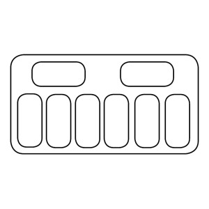 Eisvitrine Ibiza 8 x 5 L | Combisteel - Optimale Konservierung & elegante Präsentation