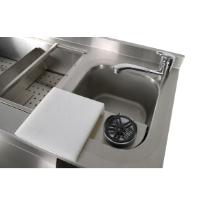 Refrigerated Table 3 Doors with Cocktail Bar - Combisteel