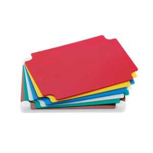 Set van 6 snijplanken + houder