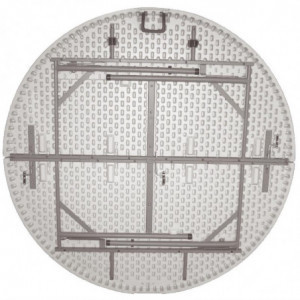 Folding Round Table White Ø 1530 Mm - Bolero - Fourniresto