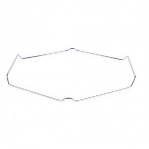 Rechthoekige pizzasteen met ondersteuning 380 x 305 mm - FourniResto - Fourniresto