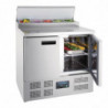 Refrigerated Preparation Counter for Pizzas and Salads Series G - 254L - Polar - Fourniresto