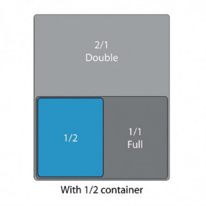 Bac aus Polypropylen - GN1/2 - Vogue - Fourniresto