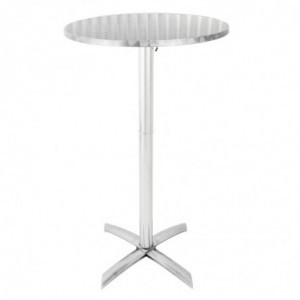 Sta-tafel roestvrij staal kantelbaar blad 600mm - Bolero - Fourniresto