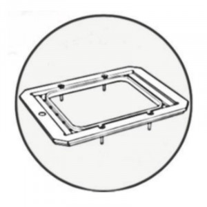 Vorm voor Automatische Sealmachine VG 600 en 800 - GN 1/2 - LAVEZZINI