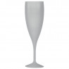 Champagneglas Herbruikbaar van Frosted PP 130 ml - Set van 100