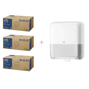 Starter Pack Distributeur voor Witte Handdoekjes en Zachte Geavanceerde Handdoekrollen